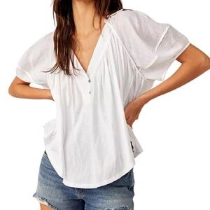 NWOT We The Free Sunray Babydoll Oversized Top Size S